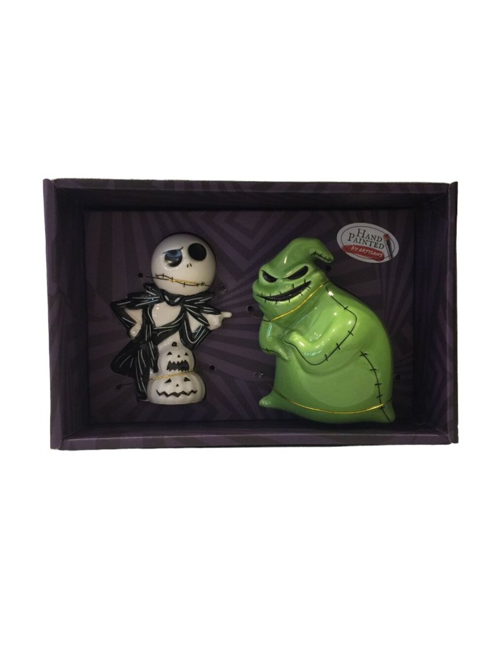 Disney The Nightmare Before Christmas Jack & Oogie Boogie Salt & Pepper Shakers